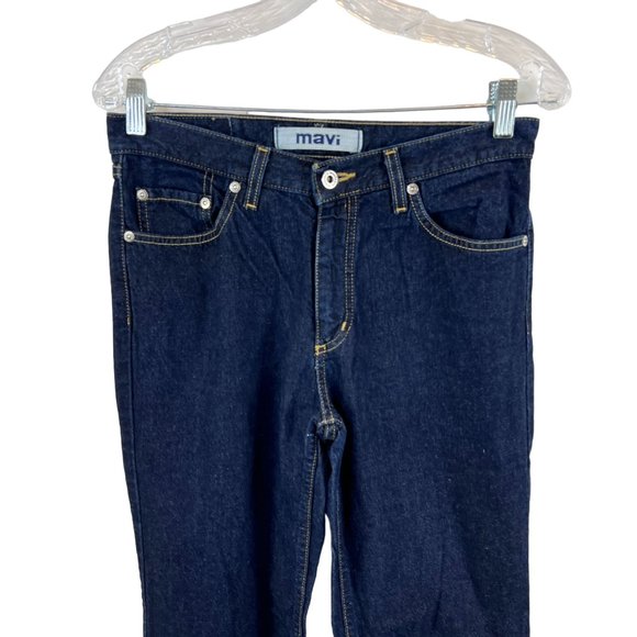 NWOT Mavi Style 192 Flared Denim Jeans Dark Wash Classic 100% Cotton Size 29/30 - Picture 4 of 14